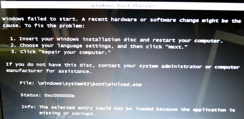 Windows Vista Recovery Alt F10