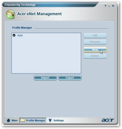 acer configuration manager