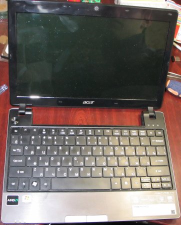 Руководство по разборке Acer Aspire One 721