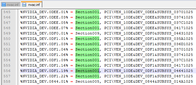 10de 0fc1 1458 353e. 10de 1040 - 0000 0000. 10de&Dev_1d01&SUBSYS_86211043. ASUS 56 WIFI PCI PCI\ven_1814&Dev_0301&SUBSYS_ 837e1043&Rev_00.